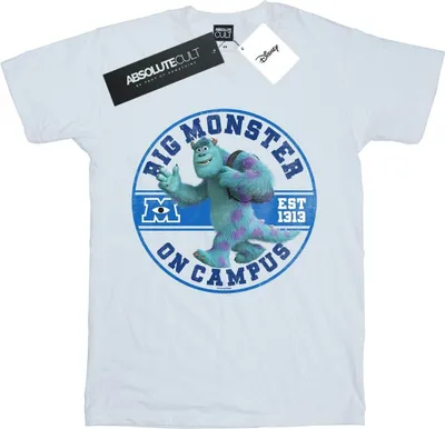 Produktbild von Disney - "Monsters University Monster On Campus" T-Shirt für Herren BI51226 (3XL) (Weiß)