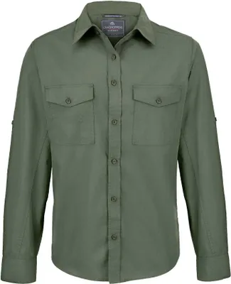 Produktbild von Craghoppers Expert - "Kiwi" Hemd für Herren, Langärmlig BC7339 (XL) (Dunkles Zedern-Grün)