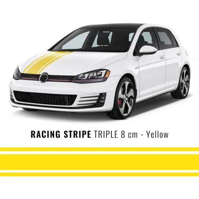Immagine prodotto di Strisce di nastro adesivo per auto 3F giallo 80 mm x 5 mt