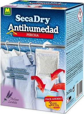Image de Secadry Cintres Anti-humidité Absorption D'humidité Pour Penderies - Massó