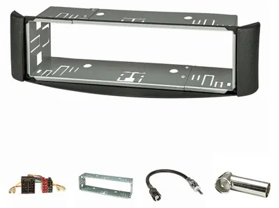 Radio-Einbauset für Smart fortwo (450) 1998-2007, dunkelgrau