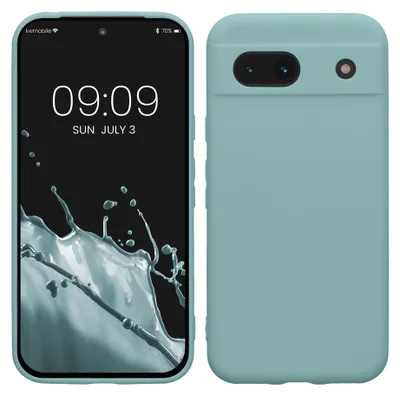 Produktbild von kwmobile Handyhülle für Google Pixel 8a Hülle - weiches Handy Silikon Case - Schutzhülle Cover - Antique Stone