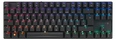 Produktbild von Kabellose Gaming-Tastatur ohne Ziffernblock, schwarz