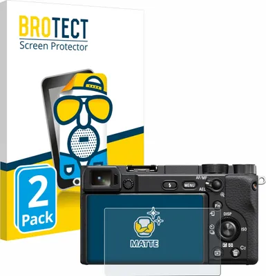 Produktbild von 2x BROTECT Schutzfolie für Sony Alpha 6100A Displayschutz Displayschutzfolie Folie Matt Entspiegelungsfolie