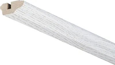 Produktbild von Deckenleiste Esche weiß 2600 x 36 x 17 mm