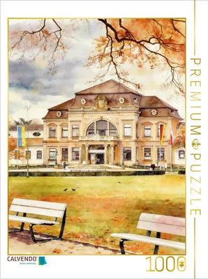Produktbild von CALVENDO Puzzle Kurmittelhaus in Bad Rothefelde | 1000 Teile Lege-Größe 64x48cm Foto-Puzzle für glückliche Stunden