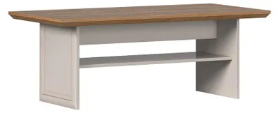 Produktbild von Couchtisch Dulci , Kaschmir und Holzoptik, 125cm