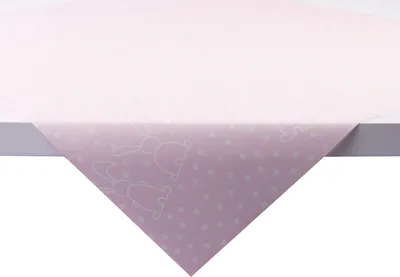 Produktbild von Sovie HOME Tischdecke Rabbits in Rosa aus Linclass® Airlaid 80 x 80 cm, 1 Stück - Ostern Osterdeko
