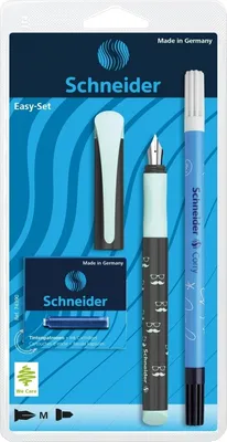 Produktbild von Füllhalter Easy + 6 Patronen blau / 1xCorry sortiert Packung mit 10 Stück