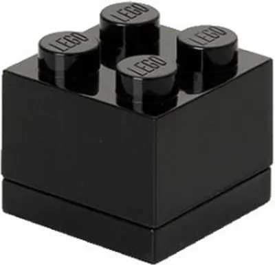 Image de Room Copenhagen LEGO Mini Box 4, Lunch box (black)