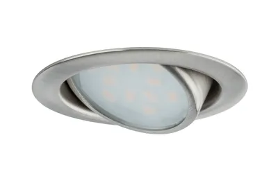 Produktbild von Paulmann Möbel Einbauleuchten Set LED schwenkbar 3x4,2W 13VA 230/350mA Eisen gebürstet/Metall