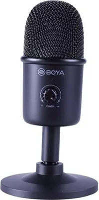 Immagine prodotto di Boya BY-CM3 Microfono da studio USB plug-and-play con cancellazione del rumore girevole a 360°