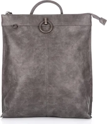 Zdjęcie produktu dla Jennifer Jones Elegancki Miejski Plecak Damski Ze Skóry Ekologicznej Szary