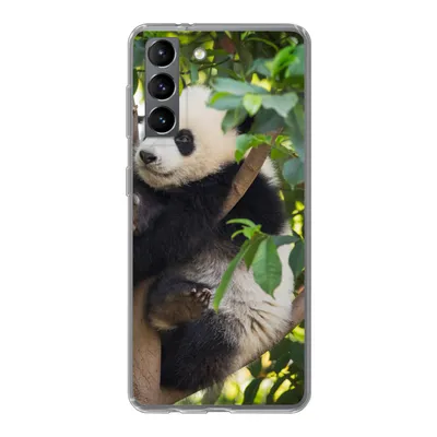 Produktbild von MuchoWow® Handyhülle Schutzhülle Hülle für Samsung Galaxy S21 Panda - Tier - Baum Silikon Softcase Handy Hülle - Softcase