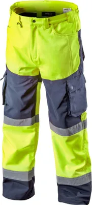 Obrázok produktu pre NEO TOOLS Hi-vis nohavice - Softshellové bezpečnostné nohavice - Pracovné nohavice - Ochranné nohavice - Nohavice s reflexnými prvkami - Veľkosť: XL