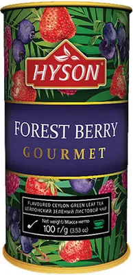 Produktbild von HYSON Waldbeere 100g (loser grüner Tee)