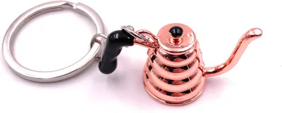 Immagine prodotto di Onwomania Portachiavi Caffettiera Teiera Bronzo Ciondolo Portachiavi