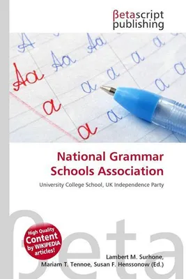 Produktbild von National Grammar Schools Association