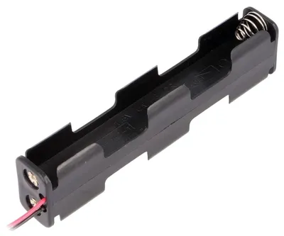 Produktbild von Batteriehalter für 4x Mignon AA 2+2 mit 150mm Anschlusskabel