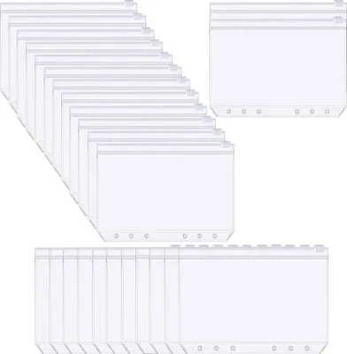 Produktbild von INF PVC-6-Ring-Ordner mit Reißverschluss - A5 25er-Pack