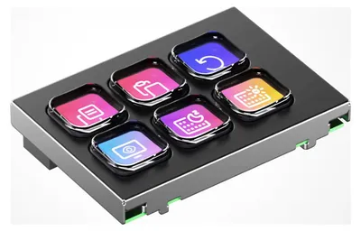 Image de Elgato Stream Deck Module, Noir, 6 boutons, 71 mm, 19 mm, 51 mm, 57 g