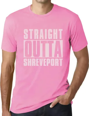 Produktbild von Herren Grafik T-Shirt Direkt aus Shreveport – Straight Outta Shreveport – Öko-Verantwortlich Vintage Jahrgang Kurzarm Lustige Druck Geburtstag