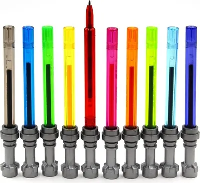 Produktbild von LEGO Star Wars Gel-Stifte Set, Lichtschwert - 10 Teile