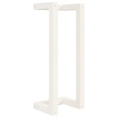 Obrázek produktu pro vidaXL Věšák na ručníky bílý 23x18x60 cm Borovicový masiv