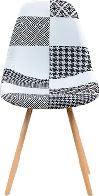 Produktbild von Postquam 4Er-Pack Eiffel Patchwork Stuhl (54X47X80 - Sitzfläche Bis Boden 47Cm)