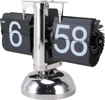 Obrázok produktu pre Digitálne hodiny Flip Down Hodiny napájané z batérie Retro dizajn Auto Flip Table Clock pre domácnosť a kanceláriu