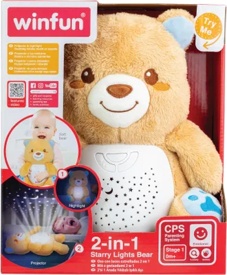 Image de WINFUN Ours lumières étoilées 2 en 1