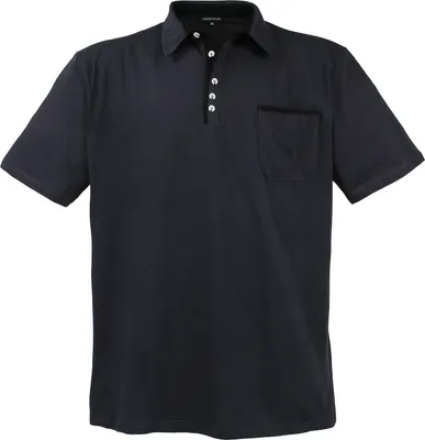 Produktbild von Übergrössen Hippes Polo-Shirt Kurzarm LAVECCHIA Anthrazit 3XL