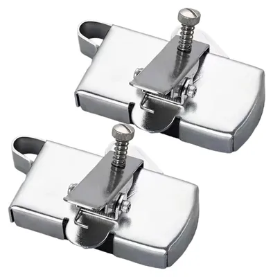 2 magnetische Nähführungen, verstellbar, Metall, für präzise Nähte