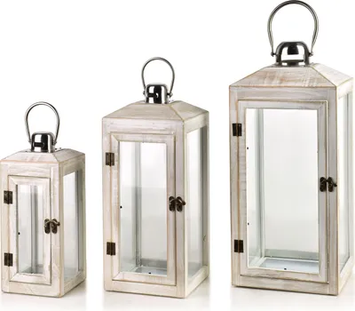 Produktbild von Lokke Komplet 3 Latarni 20X20X47/16X16X39/12X12X29Cm