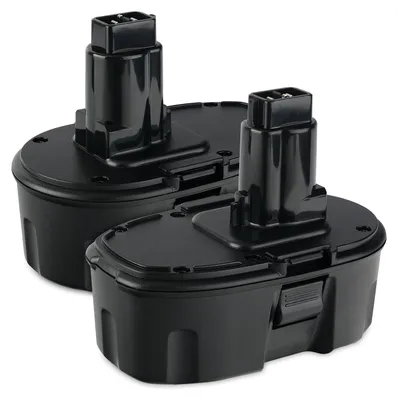 Image de CELLONIC 2x Batterie pour Outil Compatible avec Dewalt DC618 / DC618KB / DC618KN, DC390 / DC390KB / DC390KL / DC390N, DC390, DE9098 - (3000mAh, 18V)