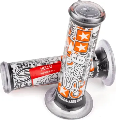 Produktbild von Stage6 Stickerbomb Grips Weiss/Orange