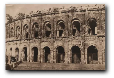 Immagine prodotto di Stampa artistica "Anfiteatro di Nîmes" di Édouard Baldus – 20x30 cm – non incorniciata