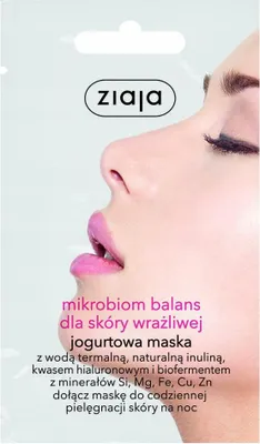 Image de Ziaja Mikrobiom Masque équilibrant pour les peaux sensibles 7 ml