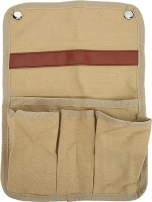 Image de Organiseur pour chaise de camping pour accoudoir, multifonctionnel et portable, pour l'extérieur et la plage, couleur kaki