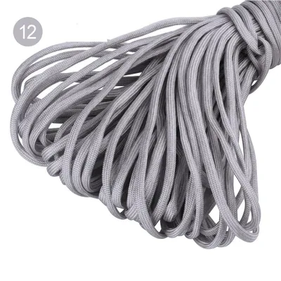 Produktbild von 30m Farbe-12 Hellgrau MicroCord Paracord Schnüre Nylonleine 2 mm