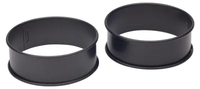 Produktbild von KitchenCraft 2er-Set Antihaft-Poachette-Ringe, spülmaschinenfeste Kochringe, 9cm