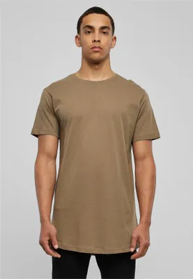 Zdjęcie produktu dla Urban Classics TB638 | Shaped Long Tee Herren T-Shirt - Farbe: army green - Größe: XS