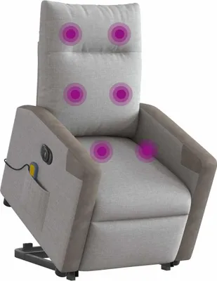 Zdjęcie produktu dla VidaXL 3324104, Tkanina, Szary, Pianka, 110 kg, 690 mm, 860 mm