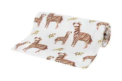 Produktbild von Bambuswindel 30x30 cm Zebra / Bocioland