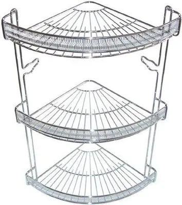 Obrázok produktu pre polička rohová 3 patra 22x22x47cm Cr  2263