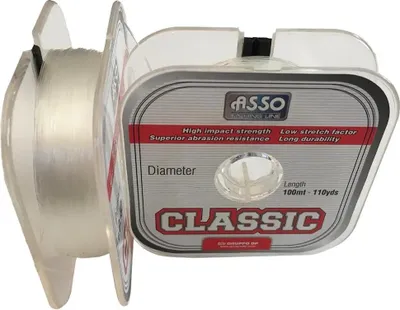 Produktbild von Asso Classic 100 M Monofile Schnüre Durchsichtig 0.350 mm Durchsichtig 0.350 mm