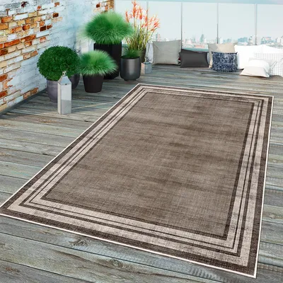Produktbild von Conceptum Hypnose, Woobtny0161, Teppichböden, Braun, Baumwolle, 100 x 300 cm