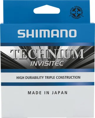 Obrázok produktu pre SHIMANO Technium Invisitec, 300 m, 0,41 mm, 15 kg, šedá farba, monofilný vlasec na lov kaprov, TECINV30040