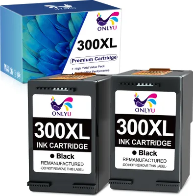 Produktbild von 2 Schwarz Druckerpatrone kompatibel für HP 300 XL Deskjet F2492 F4210 F4224 F4272 F4280