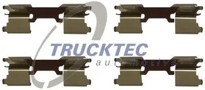 Produktbild von TRUCKTEC AUTOMOTIVE 02.35.292 Zubehörsatz Scheibenbremsbelag Vorne passend für MERCEDES-BENZ SPRINTER 3,5-t Kasten (906) VIANO (W639) V-Klasse (W447)